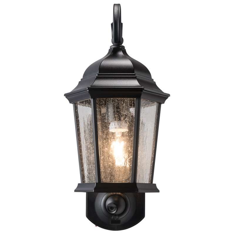 Fleur De Lis Living Hodgkins Security Camera Outdoor Wall Lantern Wayfair.ca